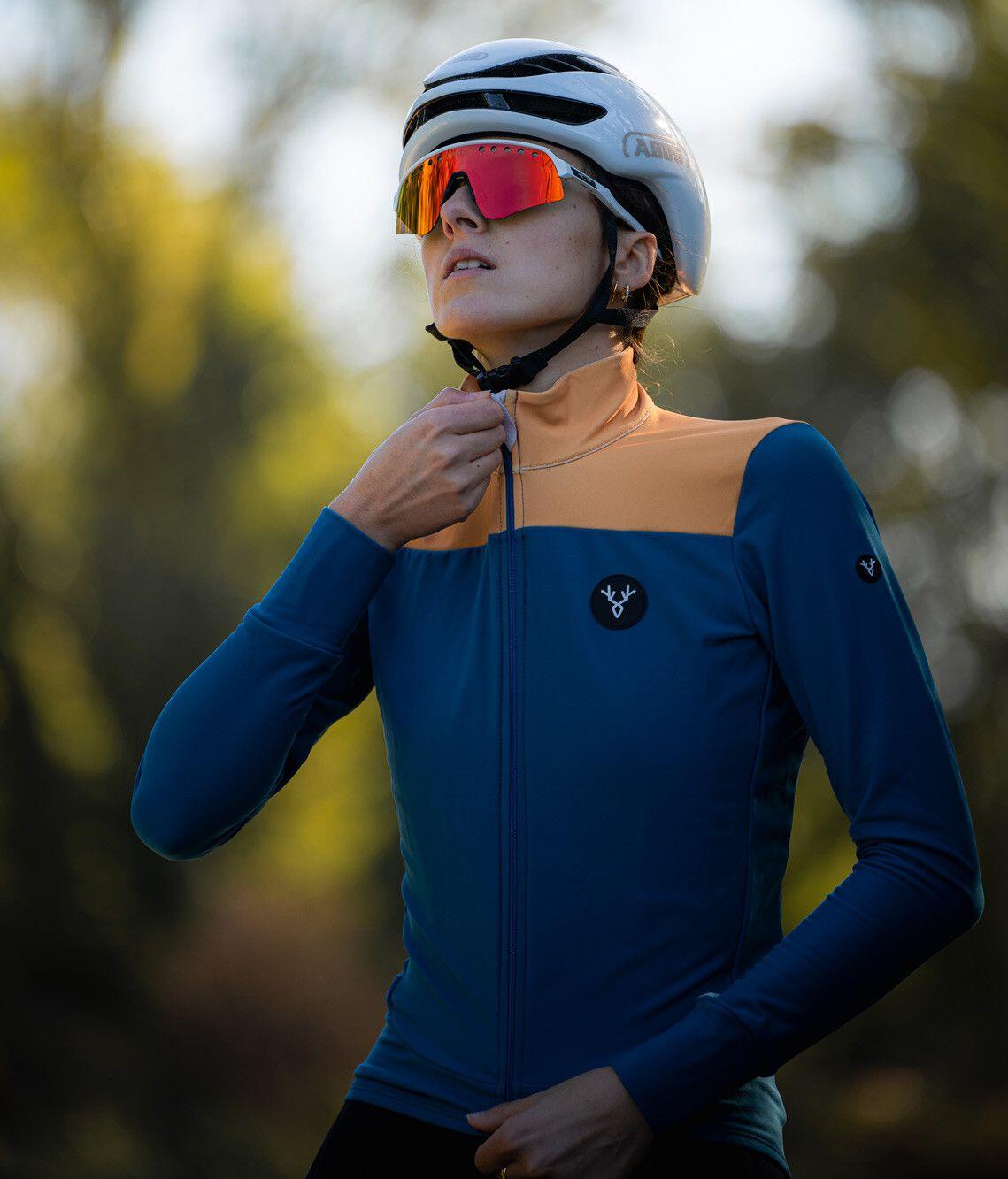 Camisola de manga comprida LeBram Ventoux para mulher Pelforth Blue 2/3