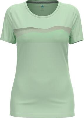 Maglietta tecnica Odlo F-Dry Ridgeline da donna Verde chiaro