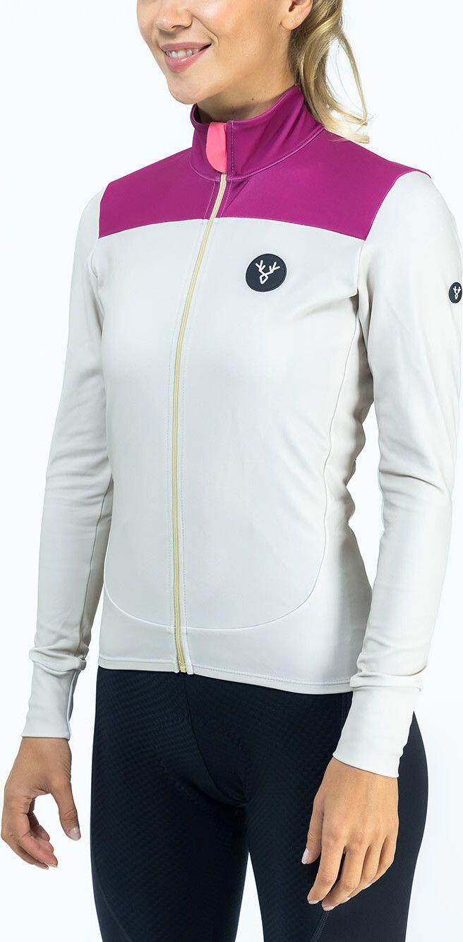 Camisola de manga comprida LeBram Ventoux para mulher Bege Rosa 2/6