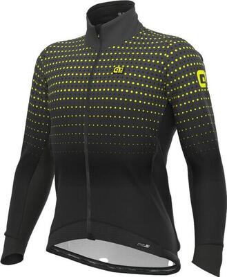 Alé bullet long sleeve jacket black/grey/yellow
