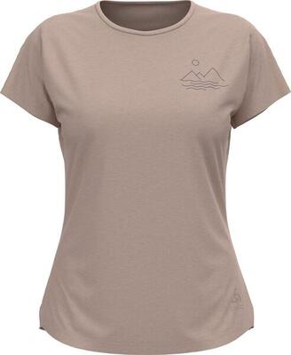 Odlo ascent 365 sharp women's purple short sleeve jersey