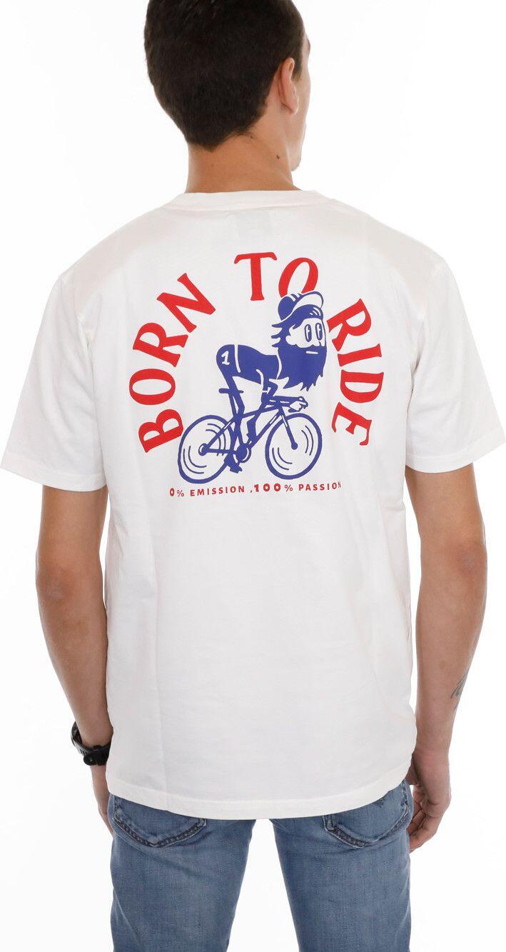 Camiseta LeBram Born To Ride Blanca 3/6