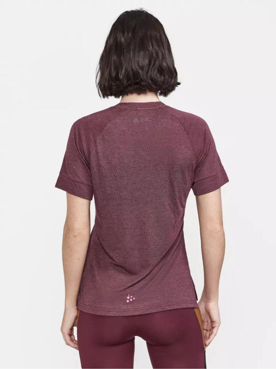 T-Shirt Manches Courtes Craft ADV Trail Wool Blanc Femme 3/7