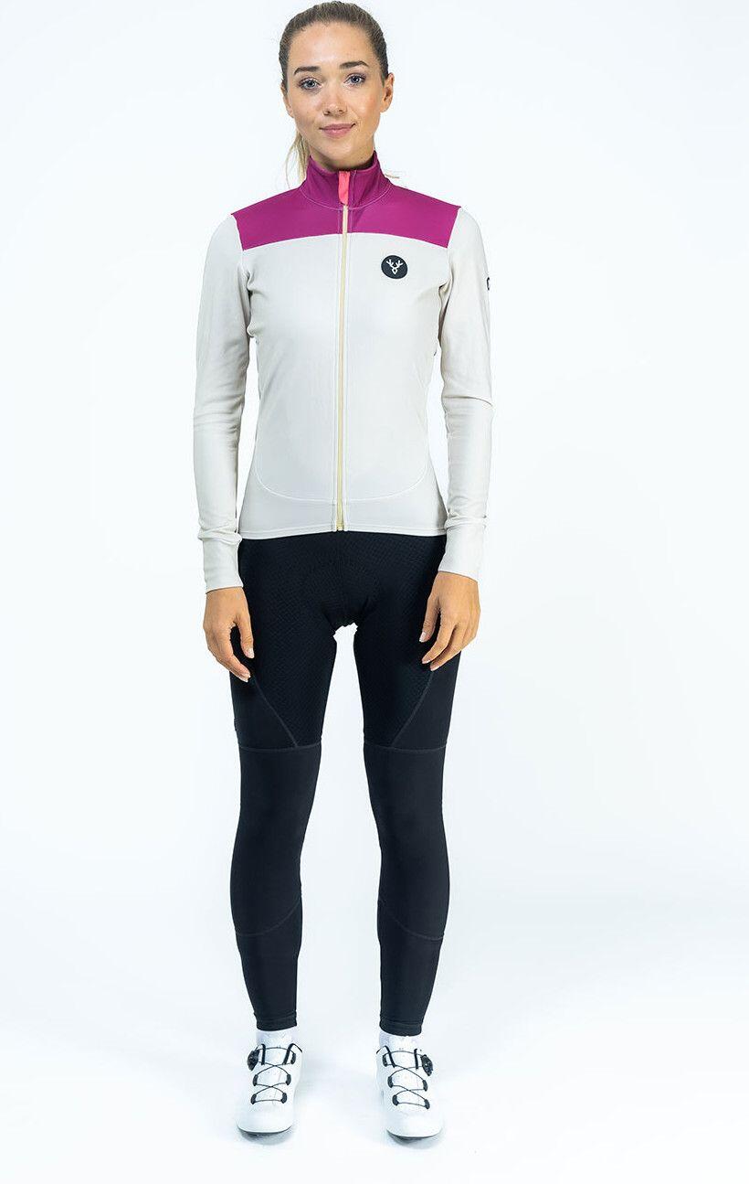 Camisola de manga comprida LeBram Ventoux para mulher Bege Rosa 5/6