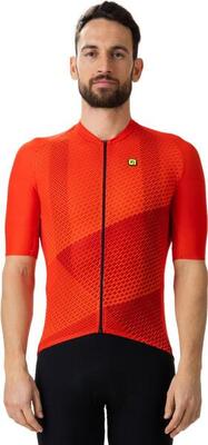 Alé web short sleeve jersey red