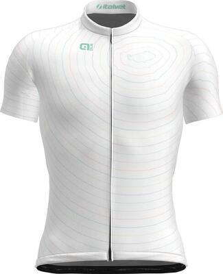Maglia Maniche Corte Alé Asphalt Bianca