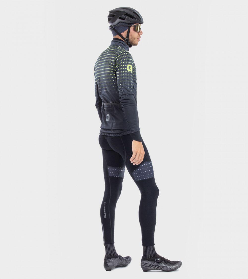 Alé Bullet Long Sleeve Jacket Black/Grey/Yellow 4/7