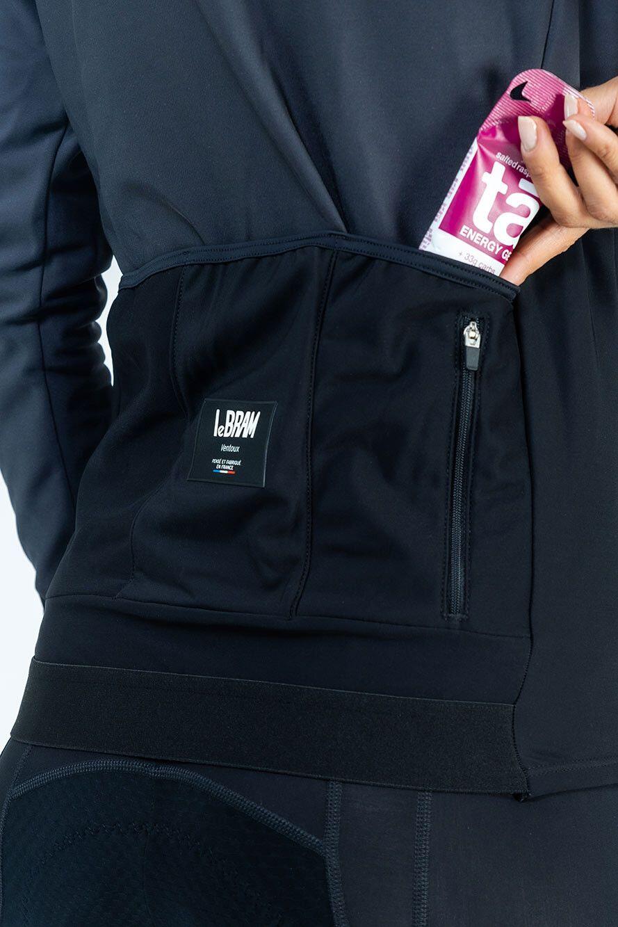 Maillot de Manga Larga LeBram Ventoux Uni Negra para mujer 4/5