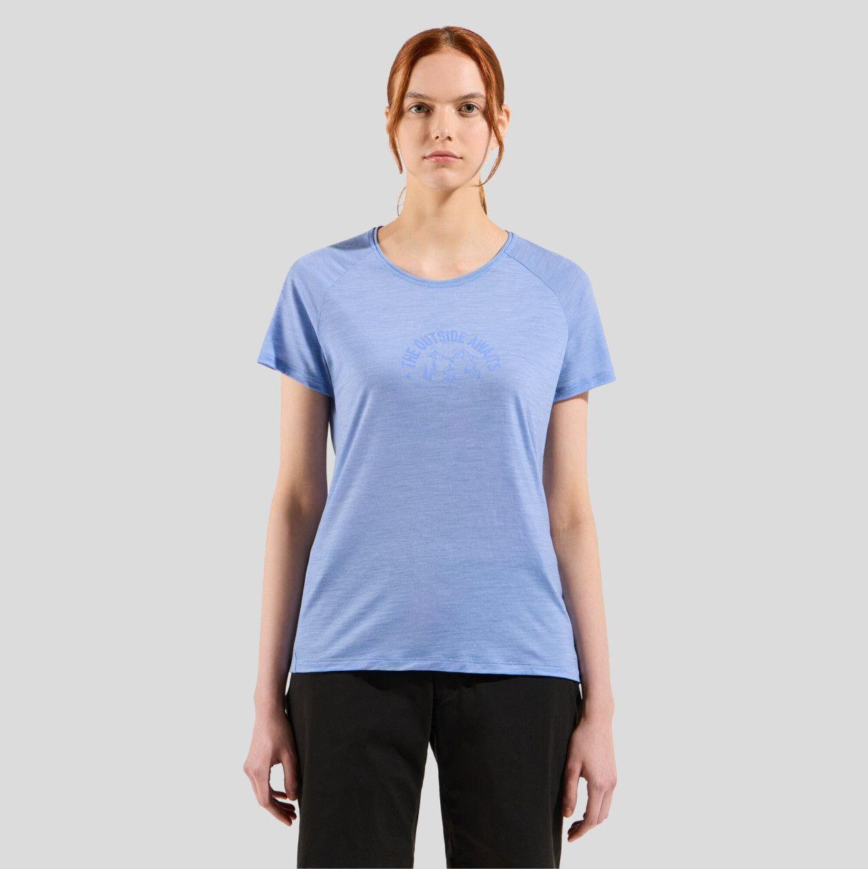 T-shirt Technique Femme Oldo Ride 365 Performance Wool 130 Bleu Clair 3/6