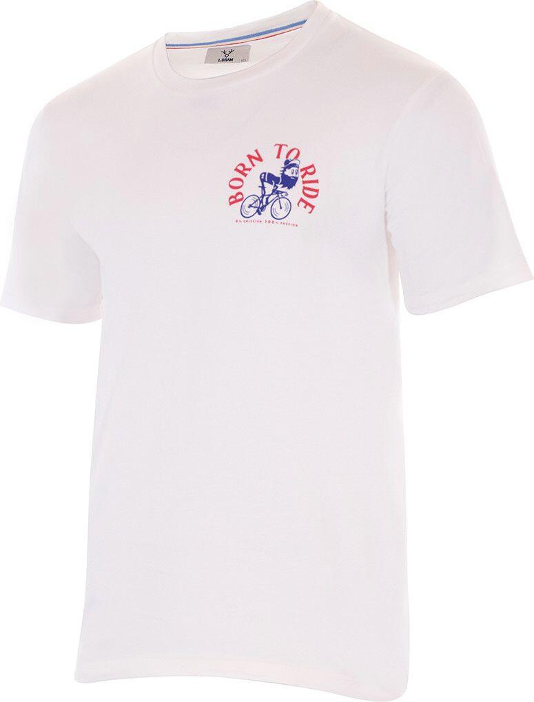 Camiseta LeBram Born To Ride Blanca 2/6