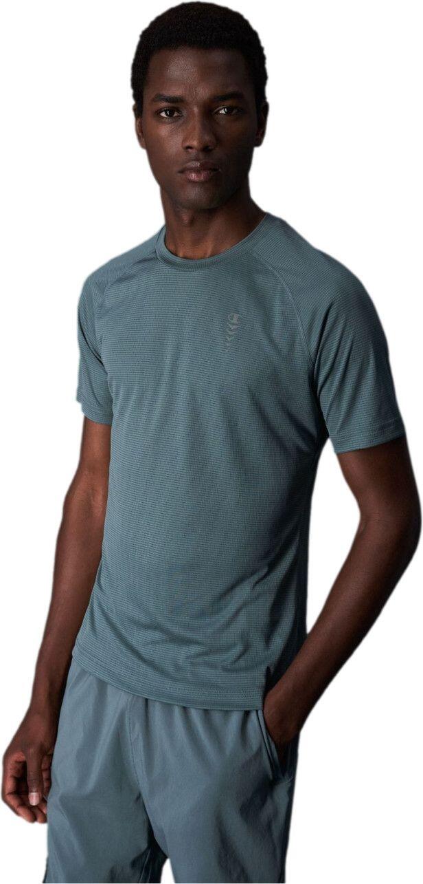 Maglia Champion Quick-Dry Reflective Maniche Corte Blu 1/5
