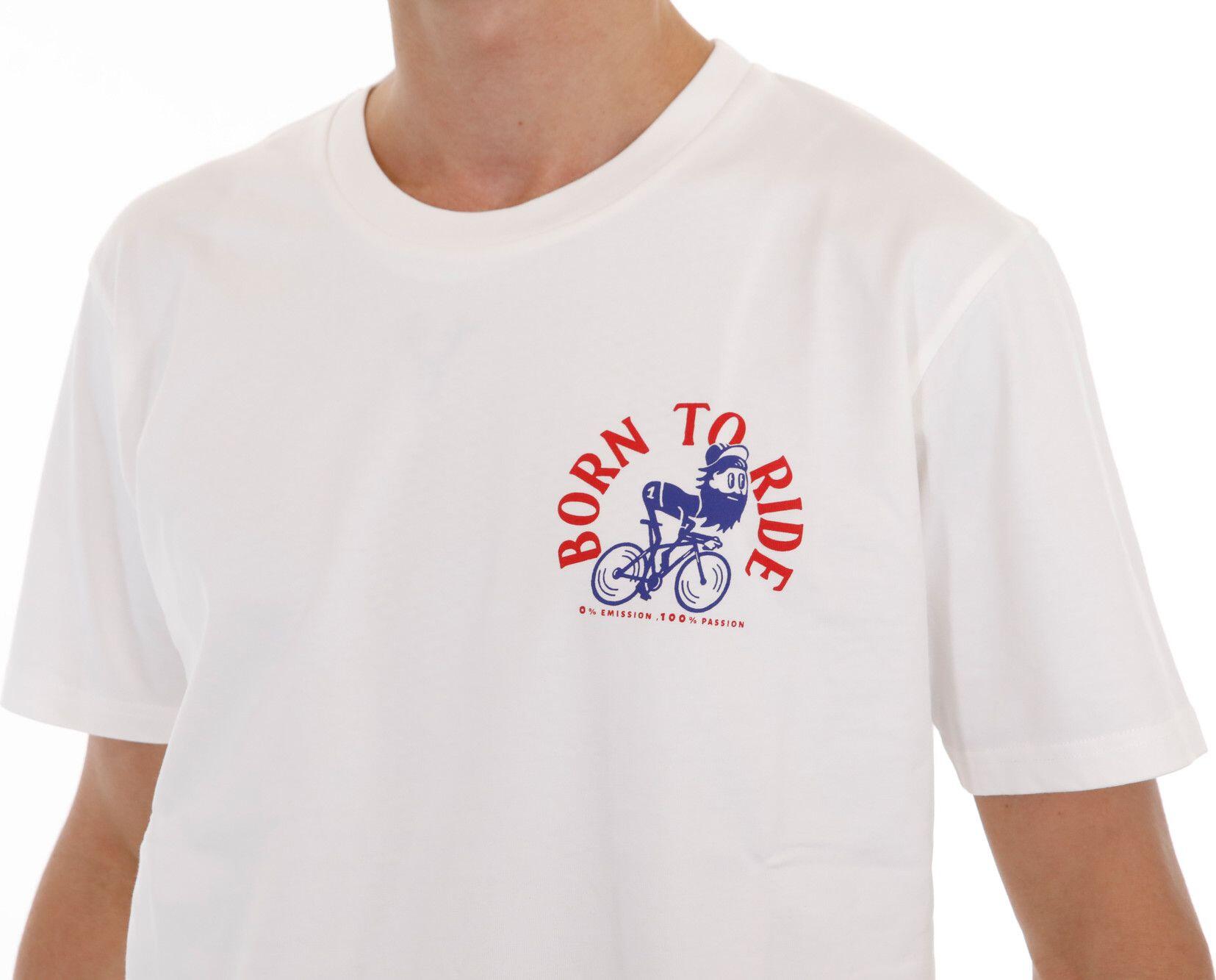 Camiseta LeBram Born To Ride Blanca 5/6