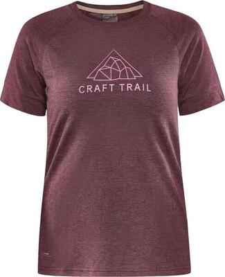 Craft adv trail wool women's short sleeve t-shirt white