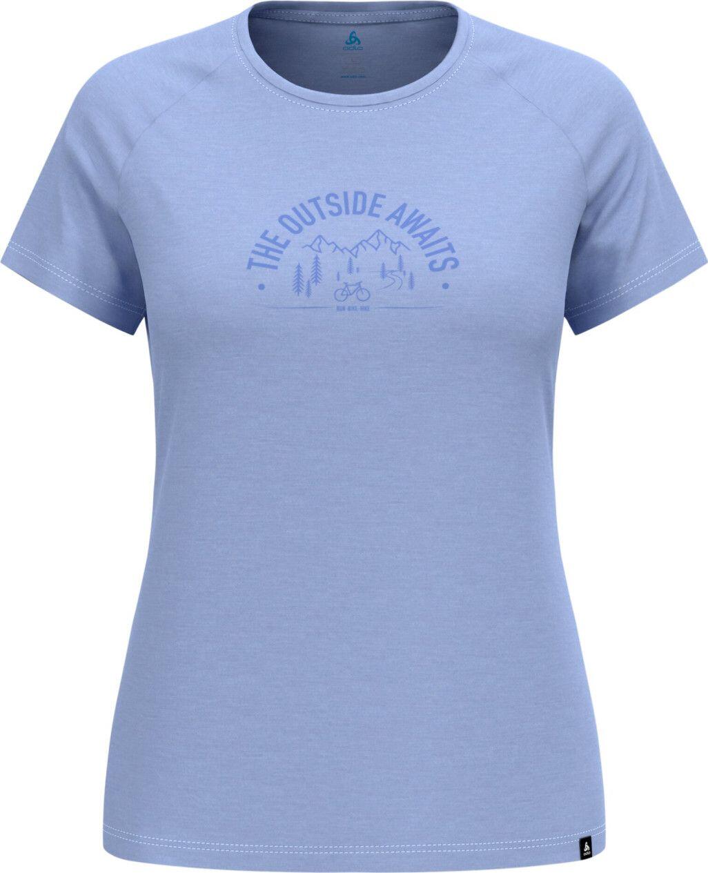 T-shirt Technique Femme Oldo Ride 365 Performance Wool 130 Bleu Clair 1/6