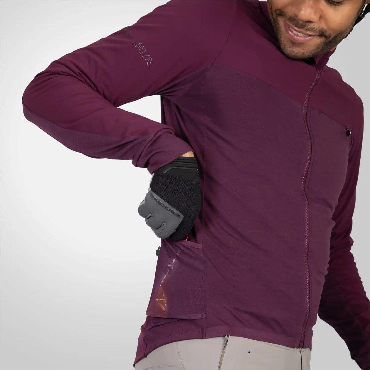 Endura GV500 Long Sleeve Jersey Purple 4/7