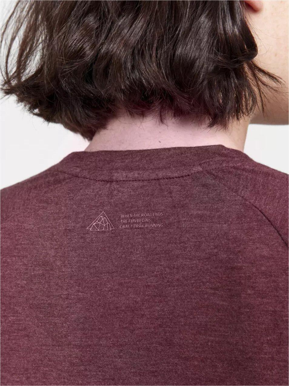T-Shirt Manches Courtes Craft ADV Trail Wool Blanc Femme 4/7
