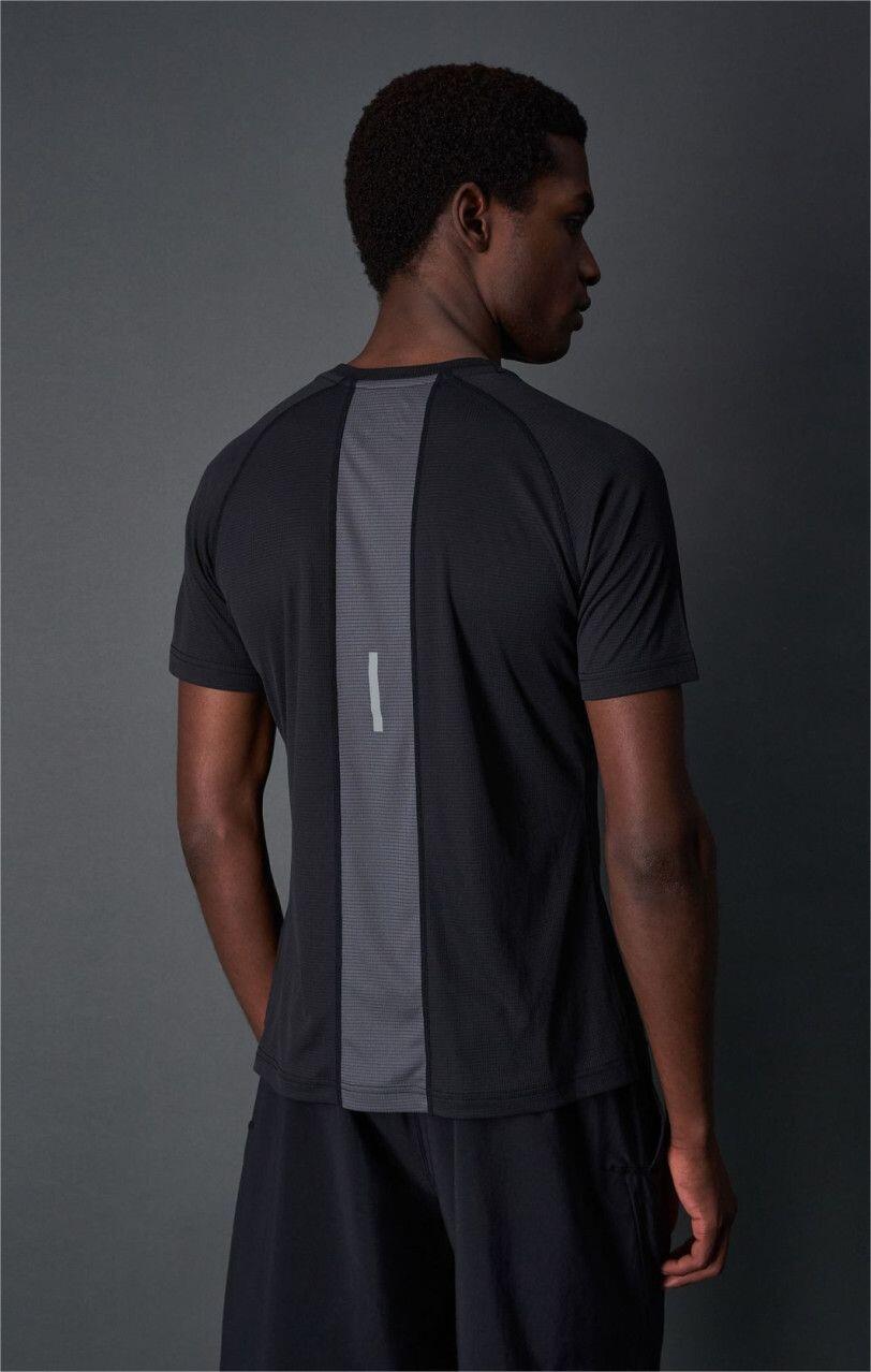Maillot Manches Courtes Champion Quick-Dry Reflective Noir 3/5
