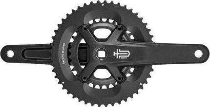 Pédalier Microshift à axe carré Sword 2×9 48/31 dents Wide Noir