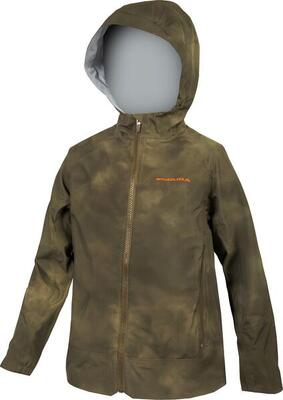 Endura mt500 jr waterdichte jas voor kinderen groen