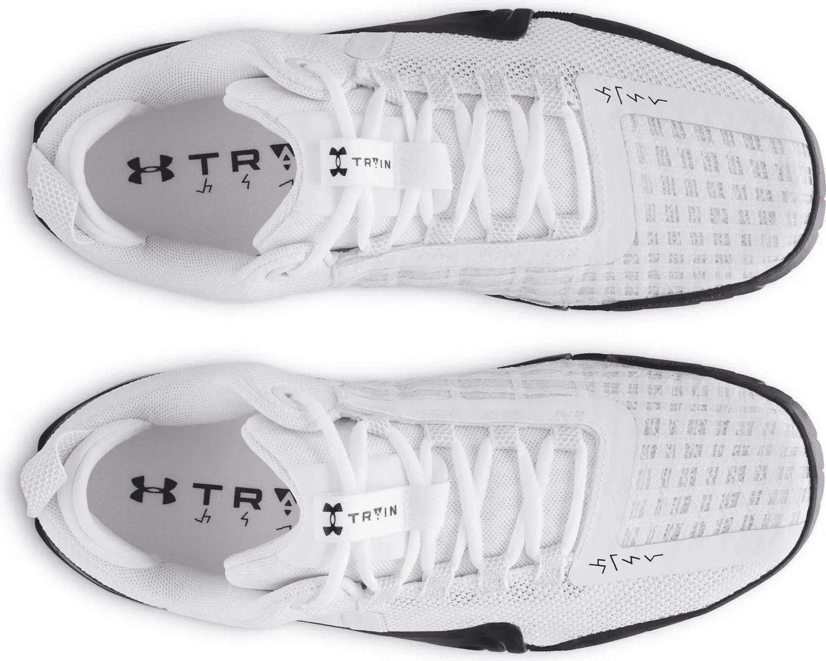 Under Armour Reign 6 Bianco/Nero Uomo Scarpe da allenamento 3/5