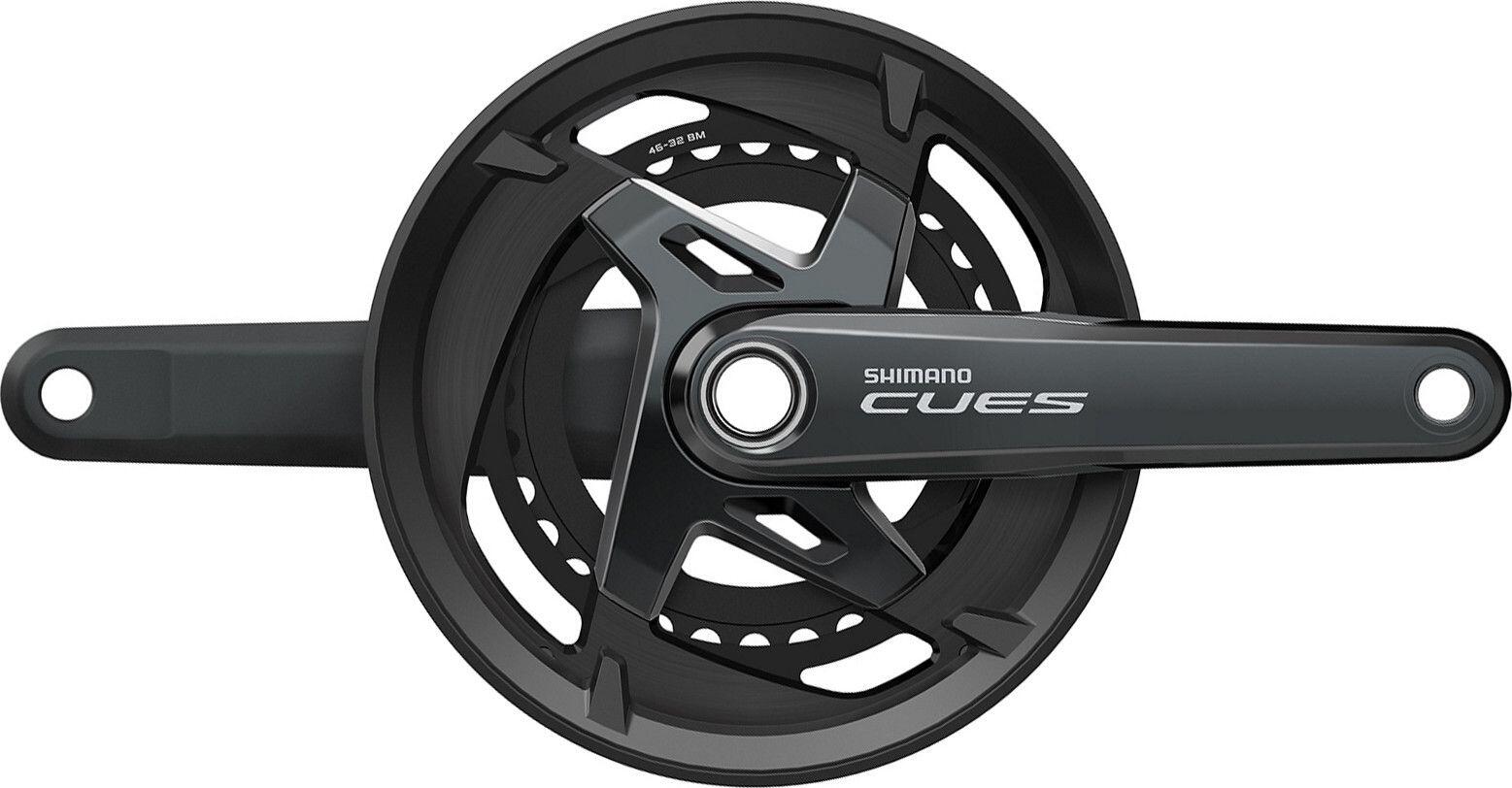Guarnitura Shimano Cues FC-U8000-2 46/32T 11S Nero 3/4