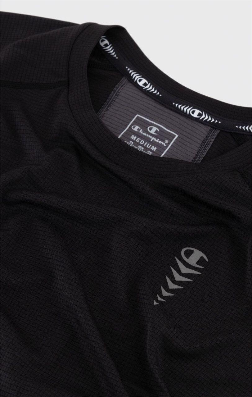 Maillot Manches Courtes Champion Quick-Dry Reflective Noir 4/5