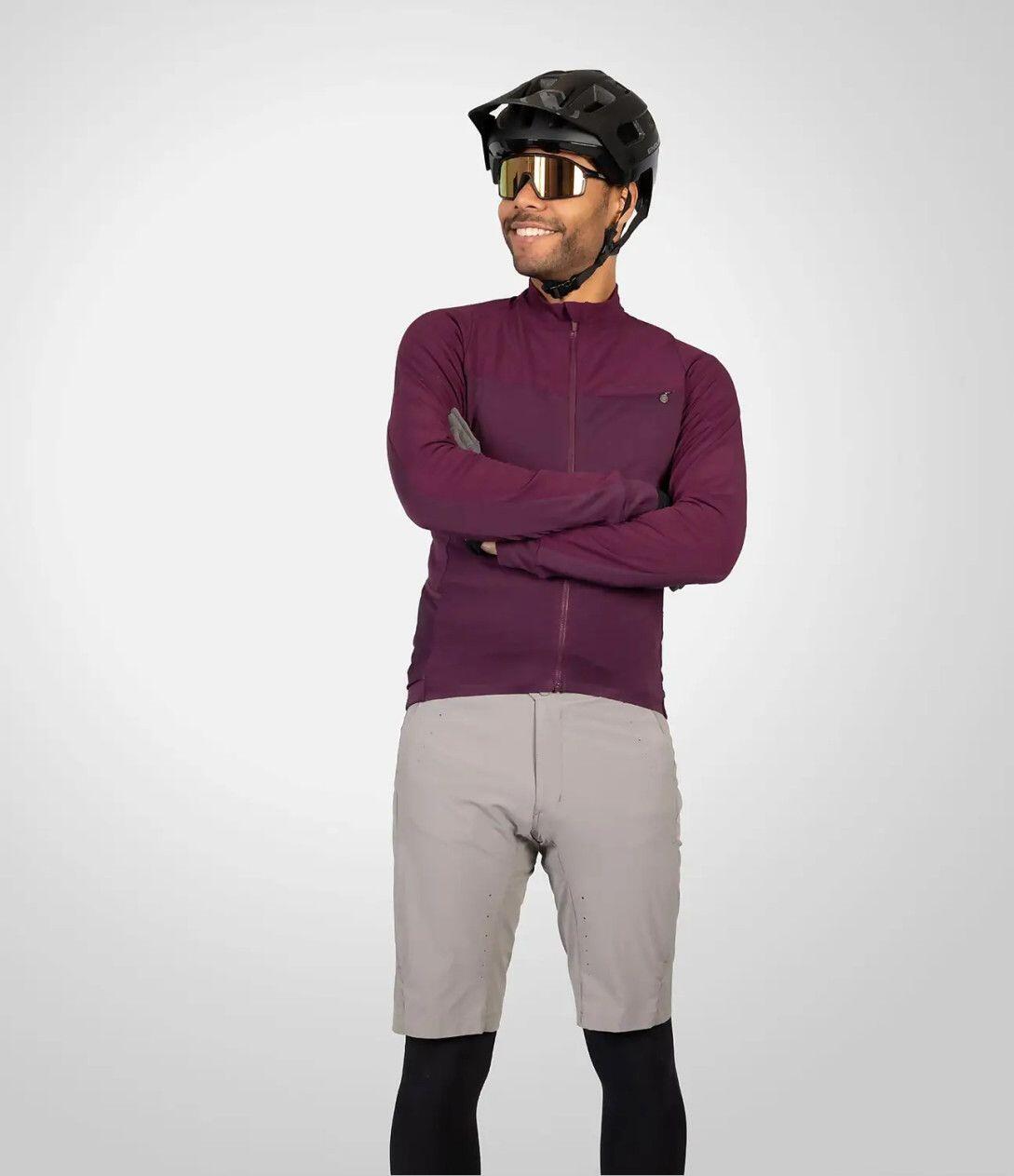 Endura GV500 Long Sleeve Jersey Purple 3/7