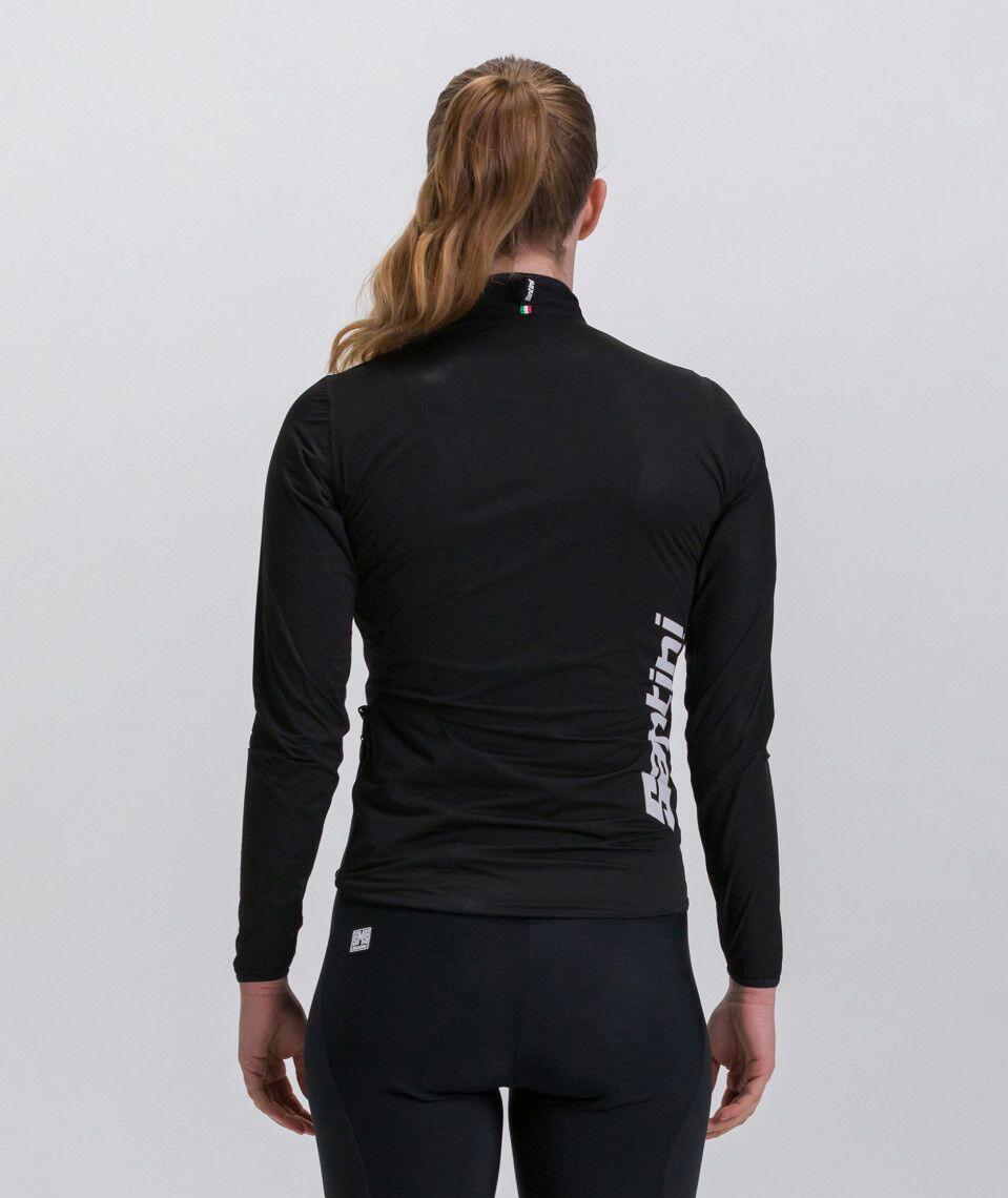 Langärmelige Damenjacke Santini Guard Nimbus Schwarz 3/4