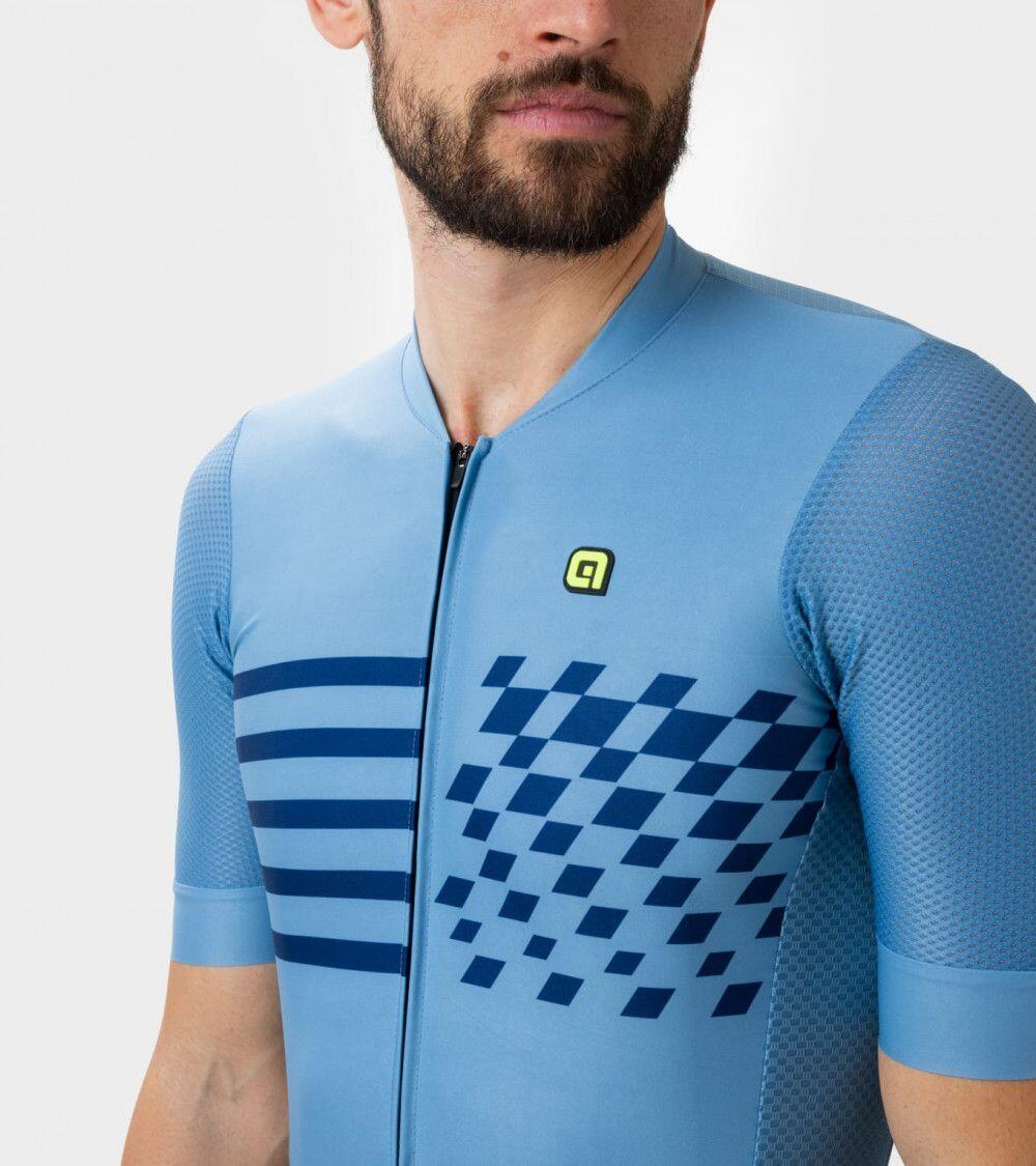 Alé Play Kurzarmtrikot Hellblau 3/7
