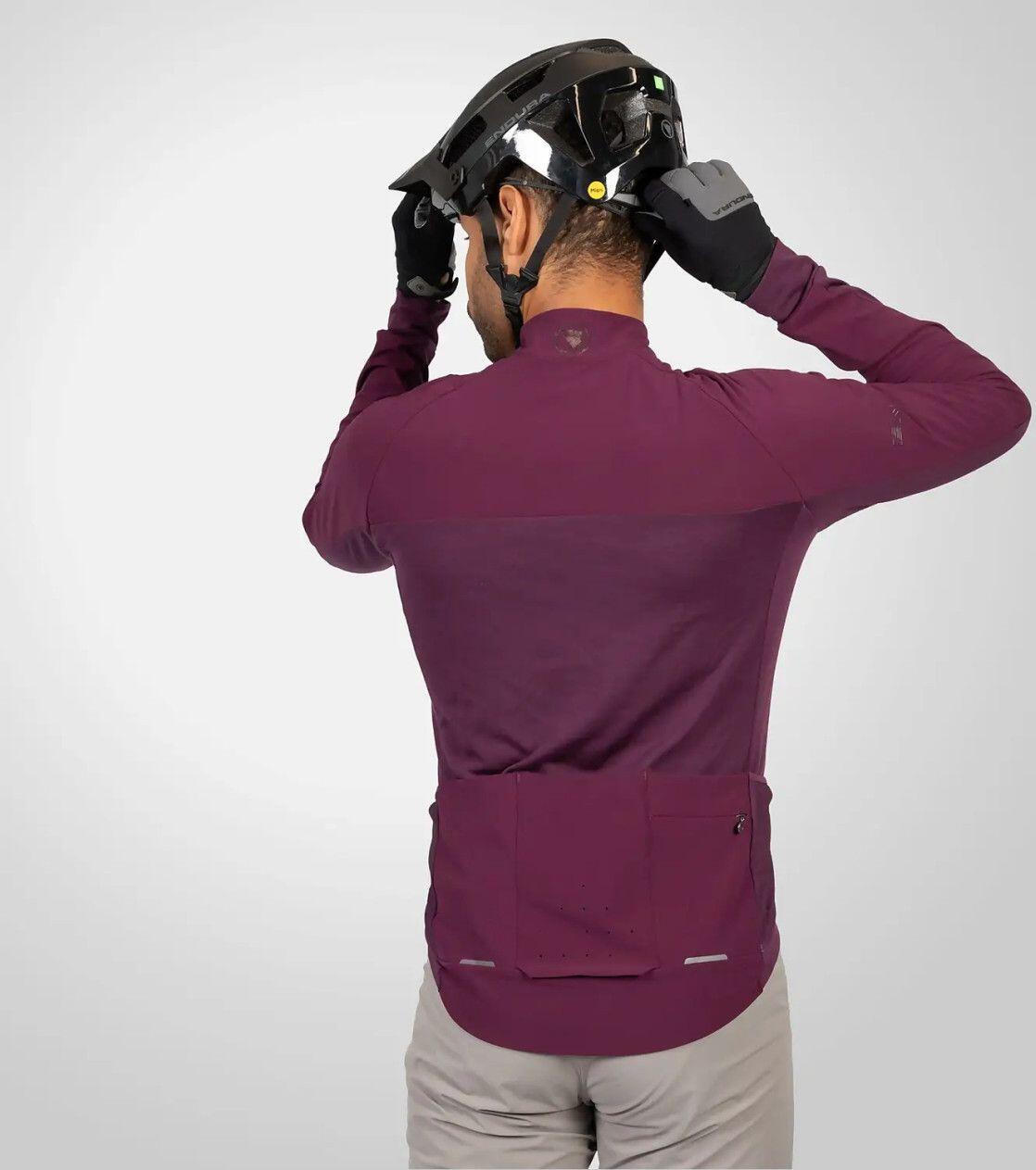 Endura GV500 Long Sleeve Jersey Purple 2/7