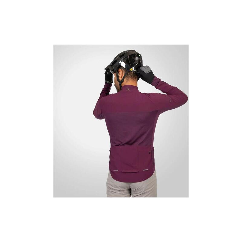 Endura GV500 tricou cu mânecă lungă Aubergine