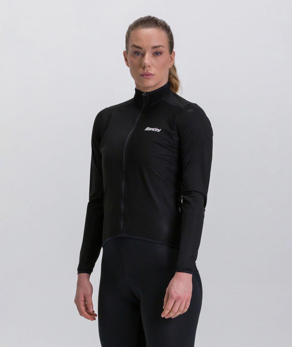 Langärmelige Damenjacke Santini Guard Nimbus Schwarz 2/4