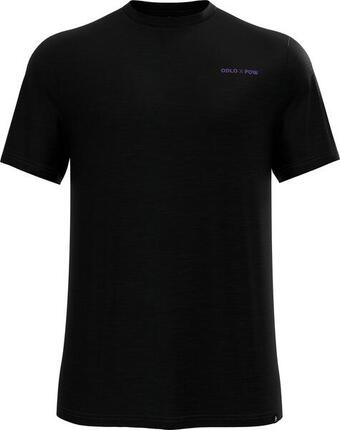 T-Shirt Technique Odlo x Pow Hyper Contrast Noir