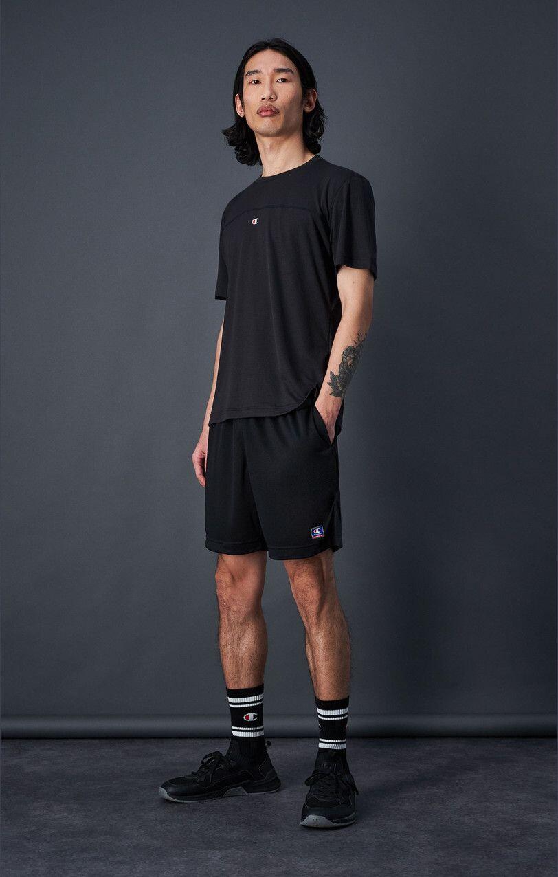 Maillot Manches Courtes Champion Legacy Noir 3/4