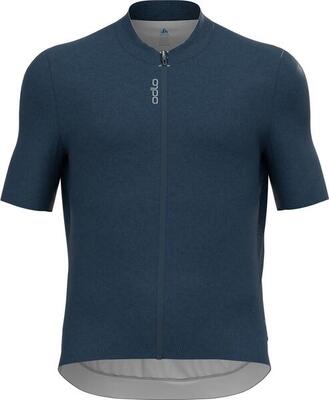 Odlo zeroweight short sleeve zip jersey blue