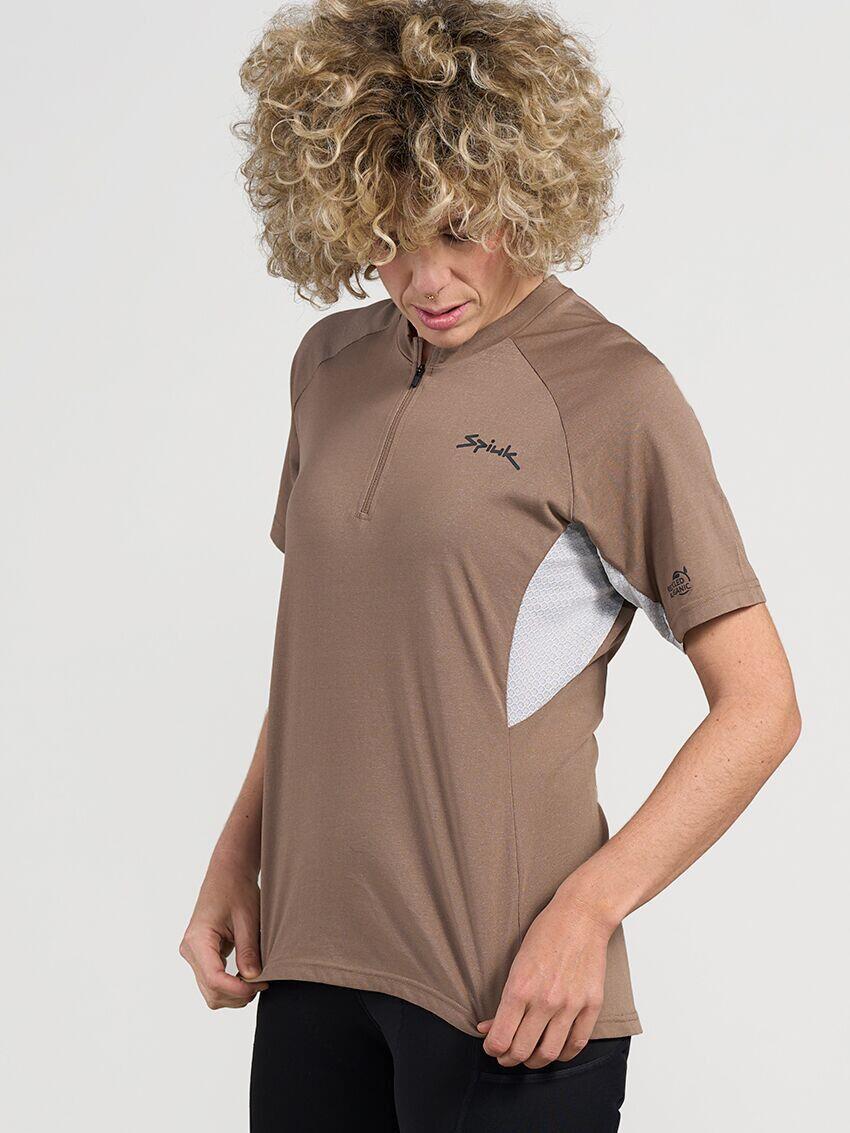 Spiuk All Terrain Unisex Short Sleeve Jersey Beige 4/5