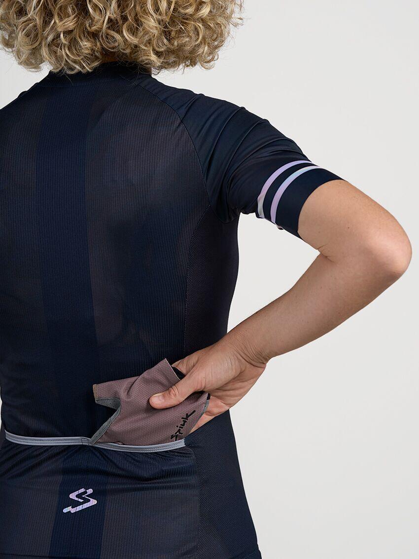Maillot de manga corta para mujer Spiuk Allterrain Negro 4/5
