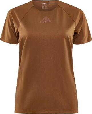 Craft pro trail women's short sleeve jersey brown