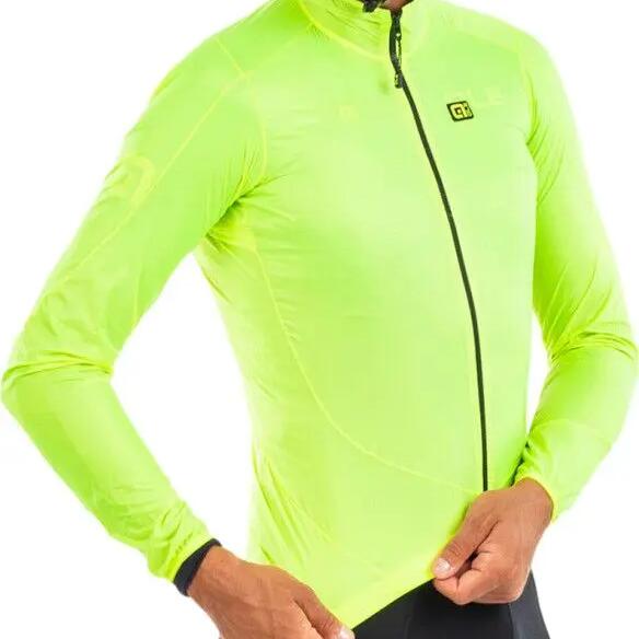 Alé Light Pack Long Sleeve Jacket Fluorescent Yellow