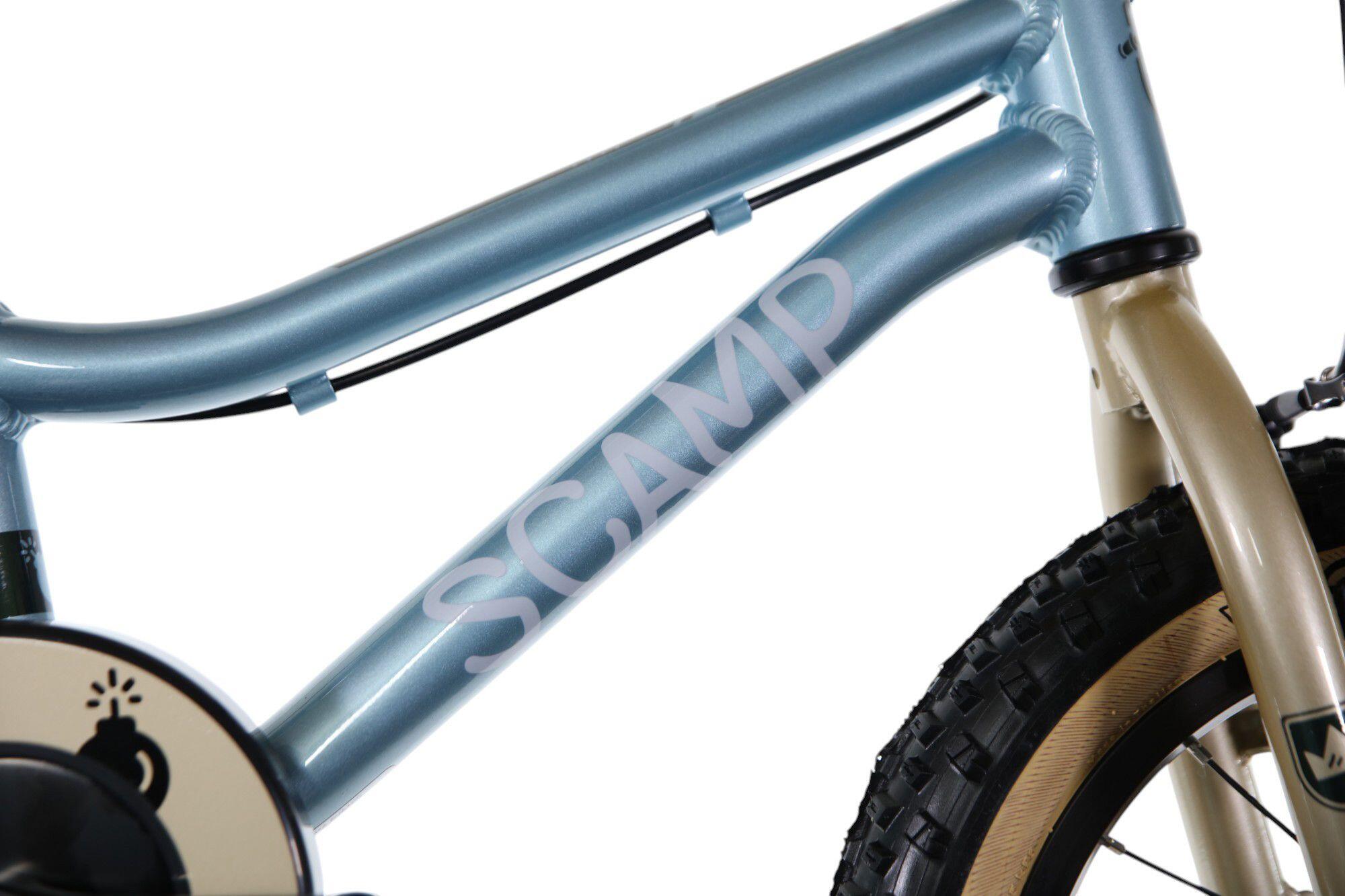 Kinder Mountainbike Scamp SmallFox Single Speed 14'' Himmelblau Gold 5/5