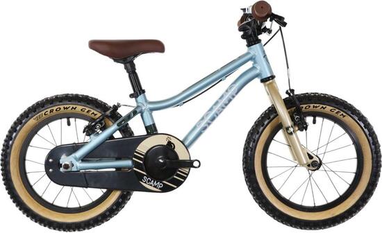 Bambini Scamp SmallFox Single Speed 14'' Sky Blue Gold MTB