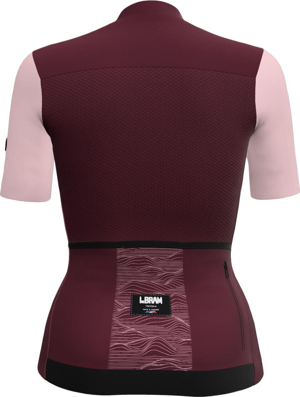 LeBram Ventoux Uni Women Short Sleeves Jersey Framboise 3/7