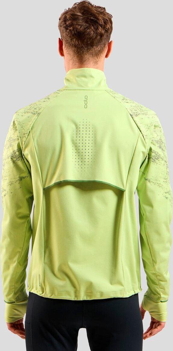 Veste Running Odlo Zeroweight Pro Warm 2.0 Vert Homme 4/7