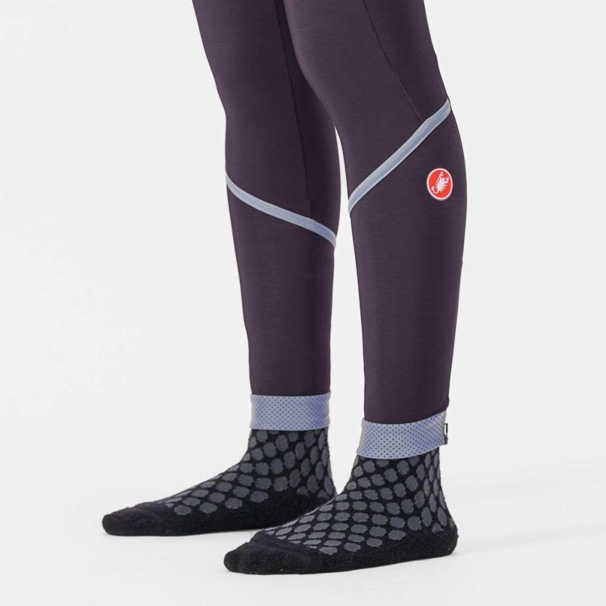 Dames Castelli Velocissima Thermal Midnight Blue Bibtights 3/4