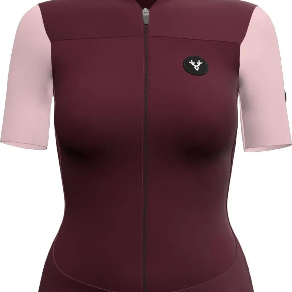 LeBram Ventoux Uni Women Short Sleeves Jersey Framboise