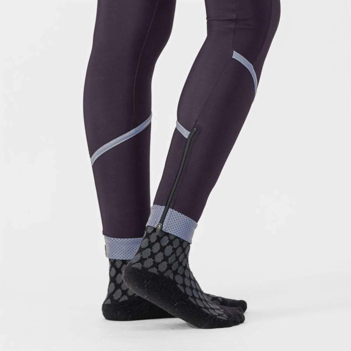 Dames Castelli Velocissima Thermal Midnight Blue Bibtights 4/4