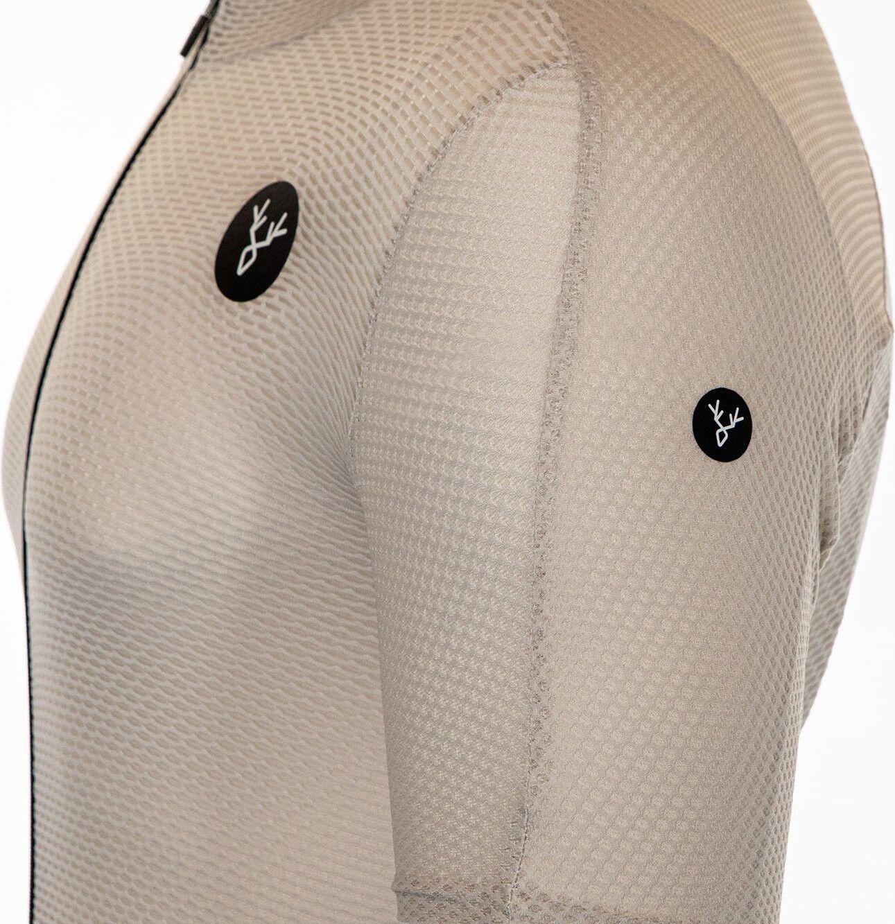 Maillot LeBram Turini Ultraligero Manga Corta Beige 5/5