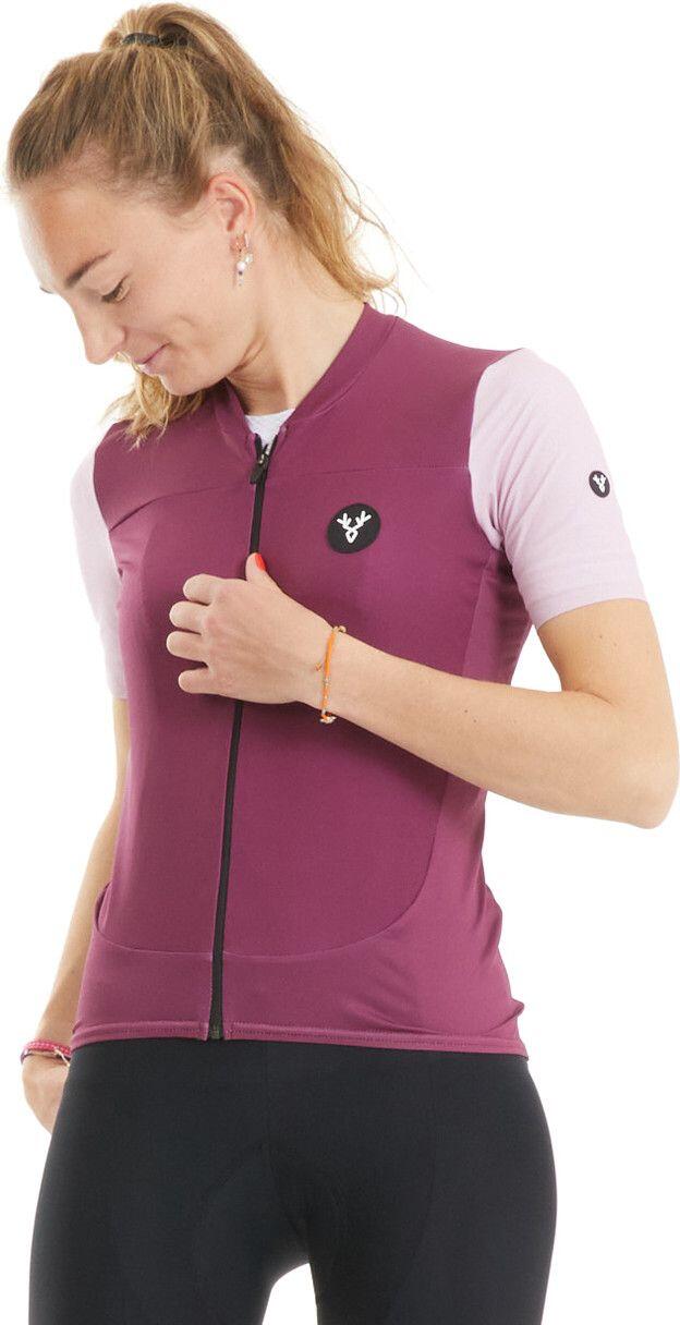 LeBram Ventoux Uni Women Short Sleeves Jersey Framboise 4/7