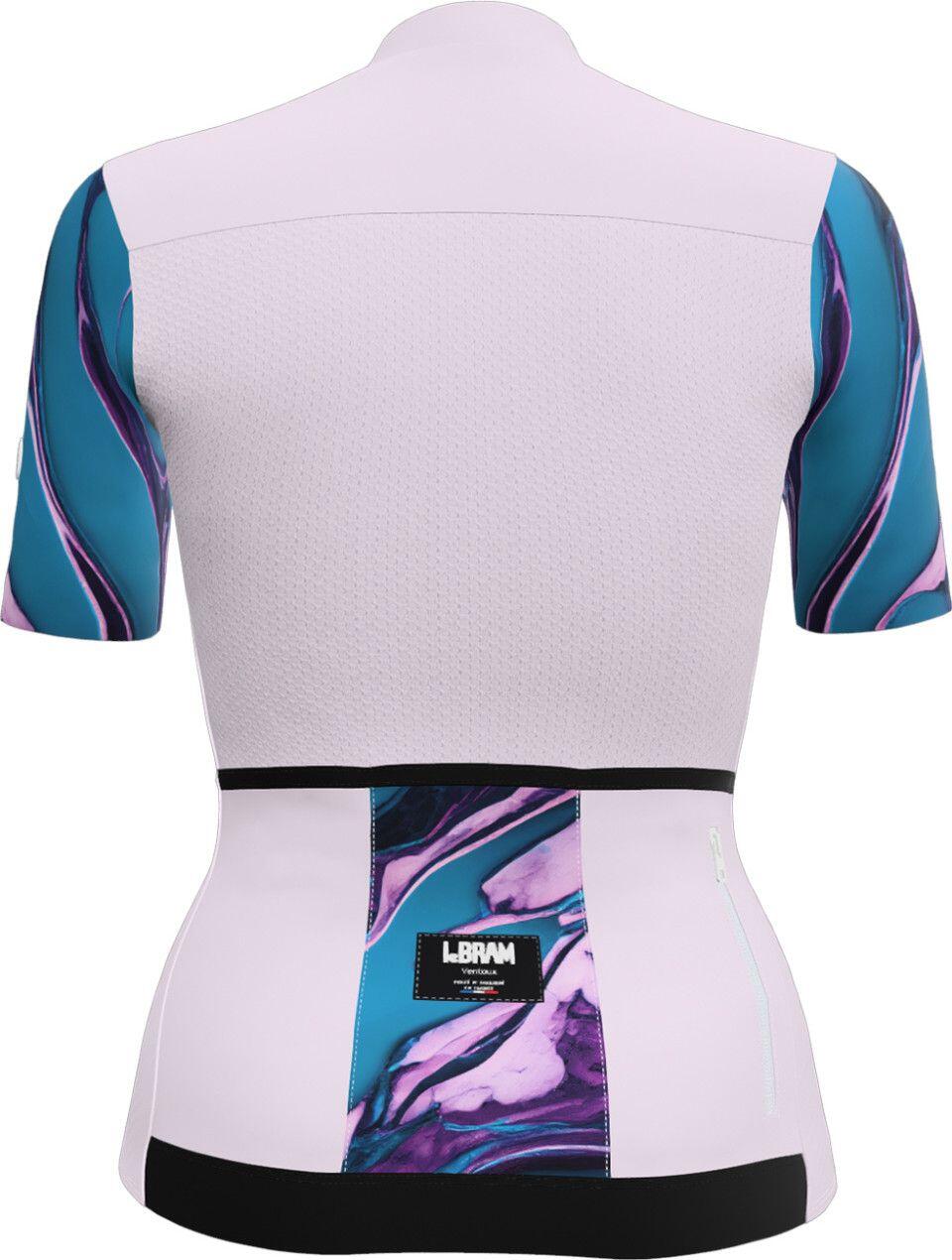 LeBram Ventoux Pétrole Women Short Sleeves Jersey Pink 3/3
