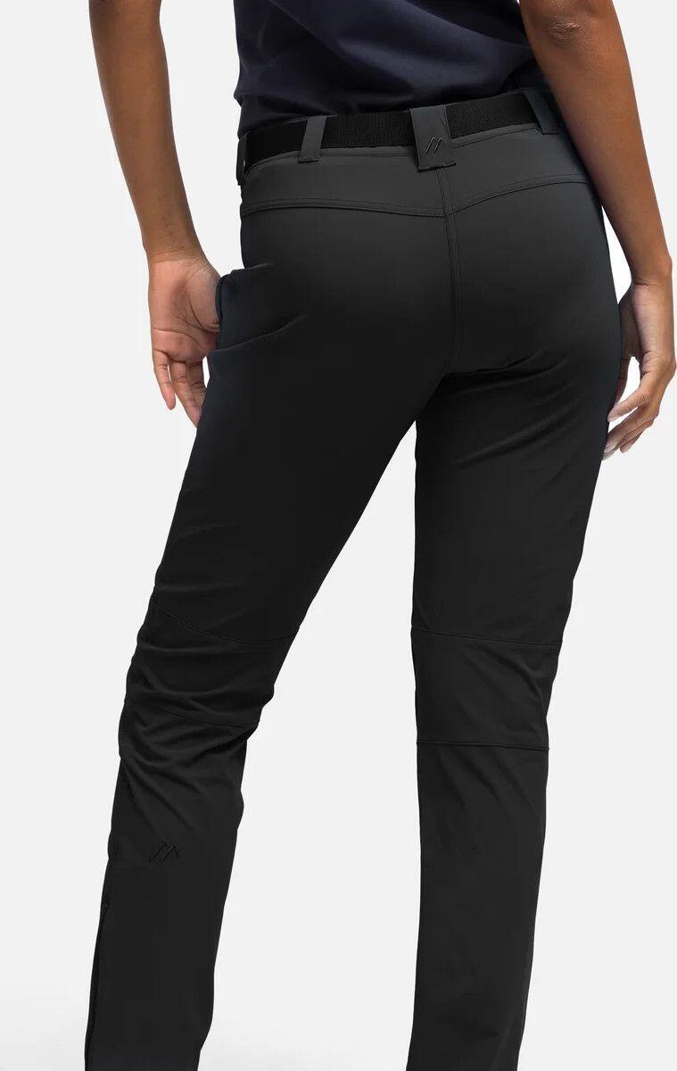 Dames Maier Sports Inara Slim Broek Zwart - Korte Lengte 4/7